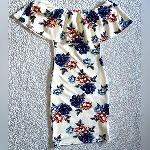 Midi Floral Dress. Worn Once.